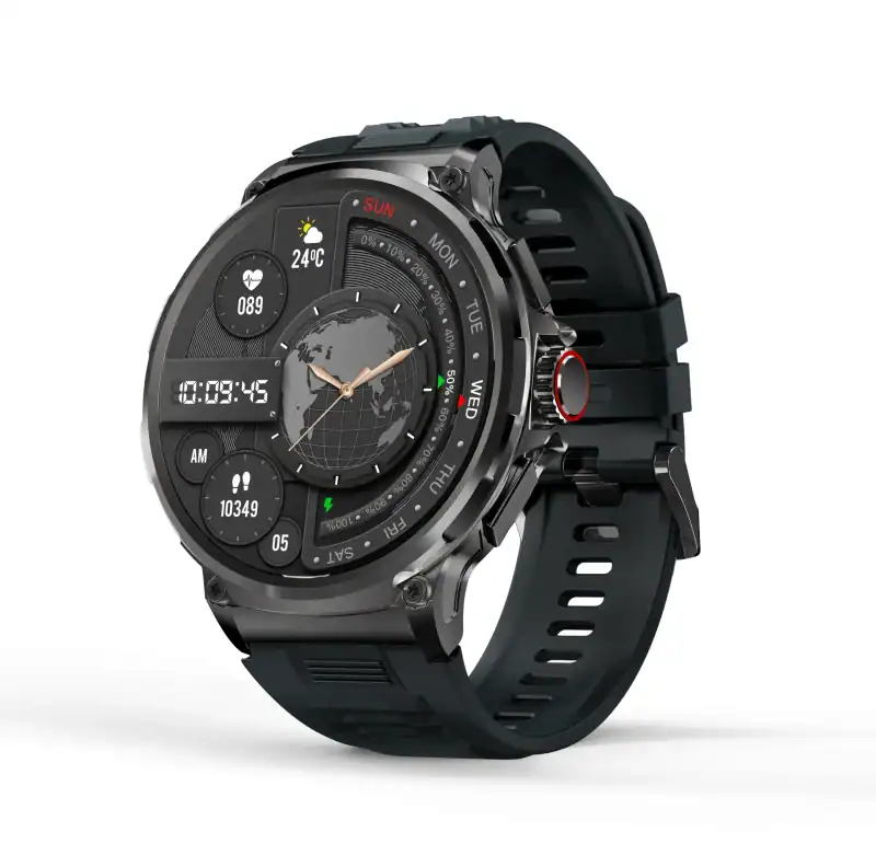 Smartwatch Tacti-x Delta Pro z funkcją długiej żywotności baterii.