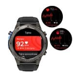 Smartwatch sportowy z funkcją pomiaru tętna i zdrowia, wyświetlacz dotykowy, wodoodporny, idealny dl.