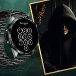 Zegarek smartwatche z funkcją odblokowania PIN Smartwatch z ekranem dotykowym i funkcją odblokowania PIN, nowoczesny design, idealny dla miłośników.