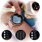 Smartwatch IWatches z funkcją połączeń i logiem połączeń Smartwatch IWatches z funkcją dzwonienia i logiem połączeń na nadgarstku.