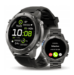 Smartwatch GT V ATM z ekranem dotykowym i funkcjami zdrowotnymi, idealny na co dzień.
