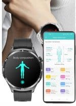Zegarek IWatches do monitorowania zdrowia i fitness Zegarek IWatches z funkcjami pomiaru ciała i aktywności fizycznej.