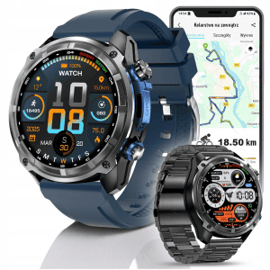 Smartwatch IWatches Feniks GPS z funkcją GPS i monitorowaniem aktywności. Idealny dla sportowców i e.
