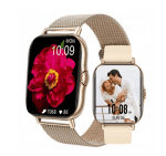 Smartwatch z funkcjami fitness i powiadomieniami, elegancki design, idealny na co dzień. Smartwatch z ekranem dotykowym, monitorowaniem zdrowia i powiadomieniami, stylowy dodatek do codzien.