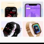 Smartwatch z funkcjami zdrowotnymi i fitness Smartwatch z monitorowaniem tętna, SpO2 i aktywności fizycznej.