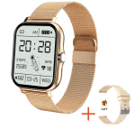 Smartwatch z funkcjami fitness i eleganckim designem Smartwatch z funkcjami fitness, krokomierzem i eleganckim designem dla aktywnych i stylowych użytkow.