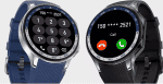 Smartwatch IWatches z ekranem dotykowym i funkcją połączeń telefonicznych.
