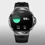 Smartwatch Tacti-x Delta Pro bateria Smartwatch Tacti-x Delta Pro z funkcją monitorowania poziomu SpO2.