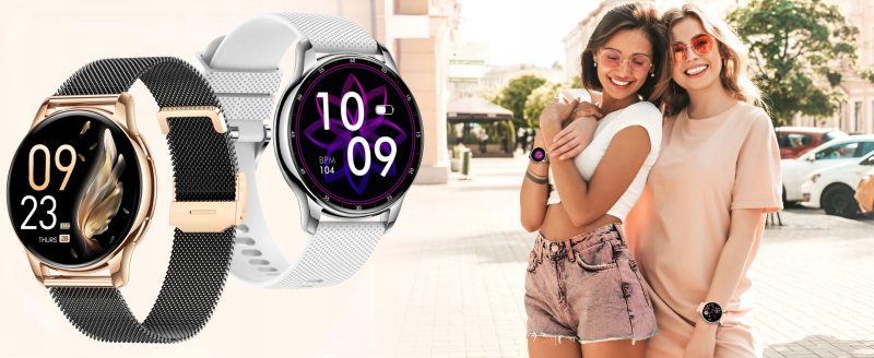 Nowoczesne smartwatche IWatches dla kobiet i mężczyzn, idealne do codziennego użytku.