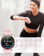Akcesoria sportowe IWatches Smartwatch do monitorowania aktywności fizycznej.