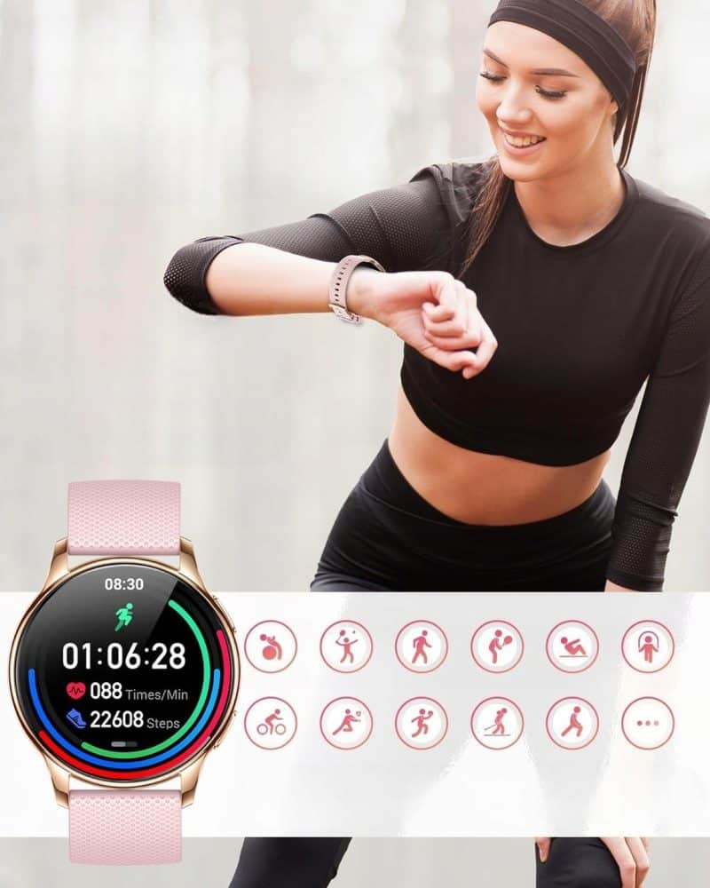 Smartwatch do monitorowania aktywności fizycznej.