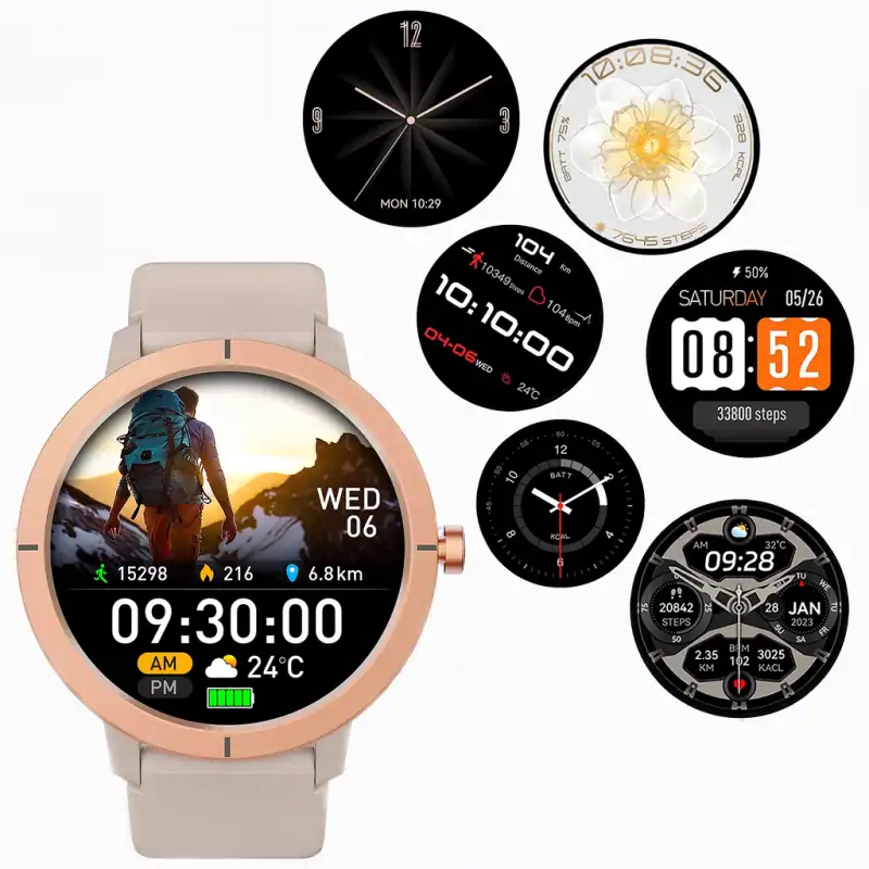 Zegarek IWatches z ekranem dotykowym, funkcjami fitness i monitorowaniem zdrowia dla aktywnych użytk.