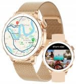 Smartwatch IWatches Venus 3 GPS z funkcją GPS i ekranem dotykowym. Elegancki design, idealny do codz.