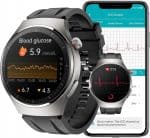 Smartwatch z funkcją monitorowania zdrowia i pulsometrem Smartwatch z funkcją monitorowania zdrowia, pomiarem tętna i analityką aktywności fizycznej.