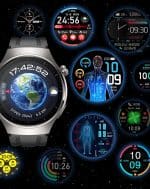 Zegarek smartwatch z funkcjami zdrowotnymi i fitness. Smartwatch z wieloma ekranami i funkcjami monitorowania zdrowia.