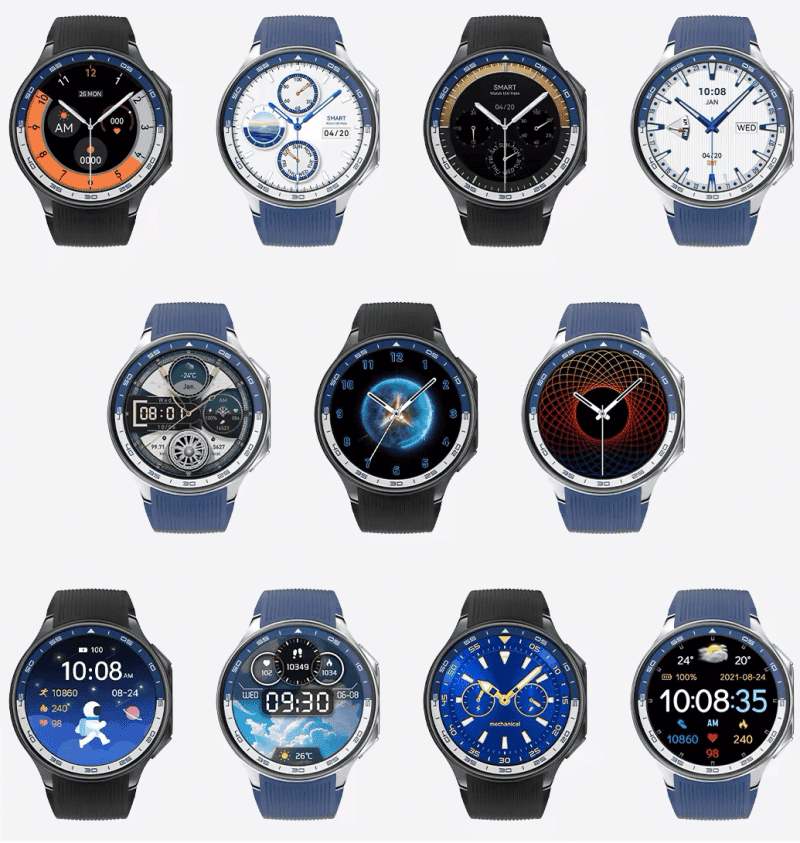 Smartwatch z funkcjami fitness, powiadomieniami i stylem.
