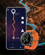 Zegarek sportowy z GPS i mapami Zegarek sportowy z GPS, mapami i funkcjami treningowymi dla aktywnych.