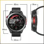 Smartwatch IWatches z czarnym paskiem, wyświetlaczem i funkcjami fitness, idealny dla sportowców i e.