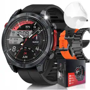 Nowoczesny smartwatch IWatches Ultra Verti-x z funkcją długiej baterii i wyświetlaczem dotykowym.
